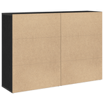 Casa si Gradina - Mobilier - Comode si corpuri - Comode - Servante 2 buc Negru Stejar 60x31x84 cm Lemn ingineresc - Infinity.ro