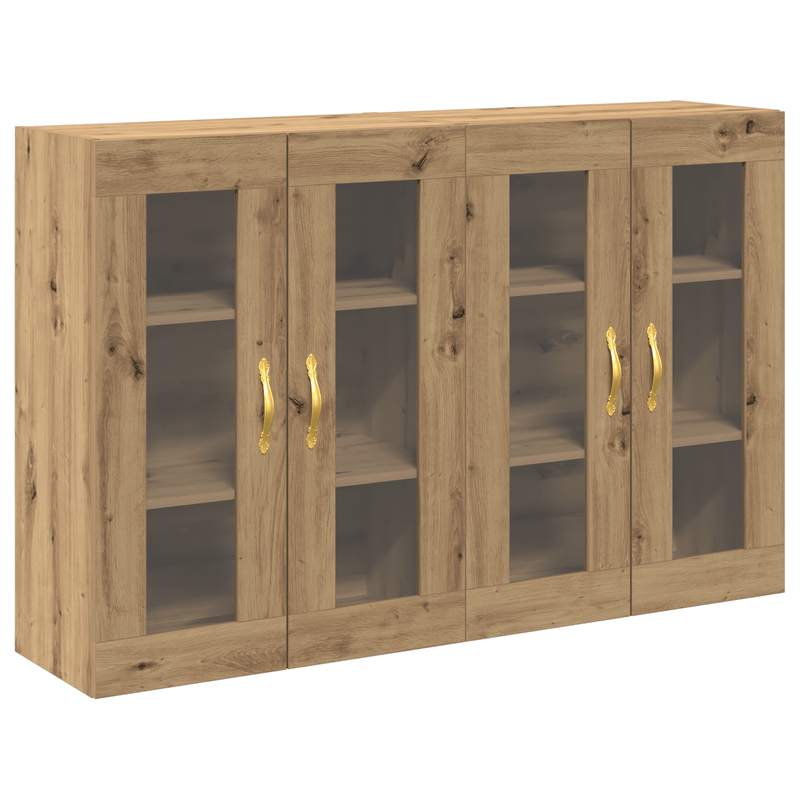 Casa si Gradina - Mobilier - Comode si corpuri - Comode - Cabinete montate pe perete 2 buc Artisan Oak 69,5x34x90 cm Lemn prelucrat - Infinity.ro
