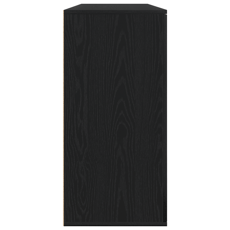 Casa si Gradina - Mobilier - Comode si corpuri - Comode - Bufete 2 buc Negru Stejar 79x38x80 cm Lemn prelucrat - Infinity.ro
