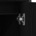 Casa si Gradina - Mobilier - Seturi de mobilier - Seturi baie - Set de mobila pentru baie 2 piese din lemn laminat stejar negru - Infinity.ro