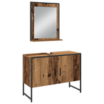 Casa si Gradina - Mobilier - Seturi de mobilier - Seturi baie - Set Mobilier Baie de 4 Piese Lemn Vechi Lemn Prelucrat - Infinity.ro