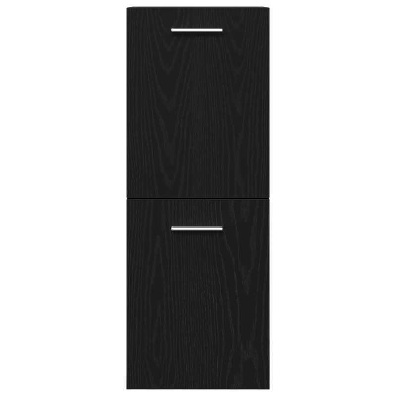 Casa si Gradina - Mobilier - Seturi de mobilier - Seturi baie - Set Mobilier Baie 3 Piese Negru Stejar Lemn Ingineresc - Infinity.ro