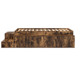 Casa si Gradina - Mobilier - Paturi si accesorii - Paturi - Cadru de pat de depozitare din stejar afumat 90x190 cm - Infinity.ro