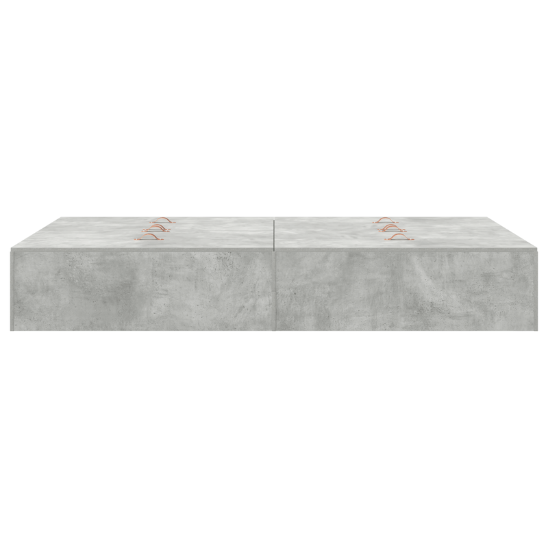 Casa si Gradina - Mobilier - Paturi si accesorii - Paturi - Cadru de pat de depozitare Gri beton 120x200 cm - Infinity.ro