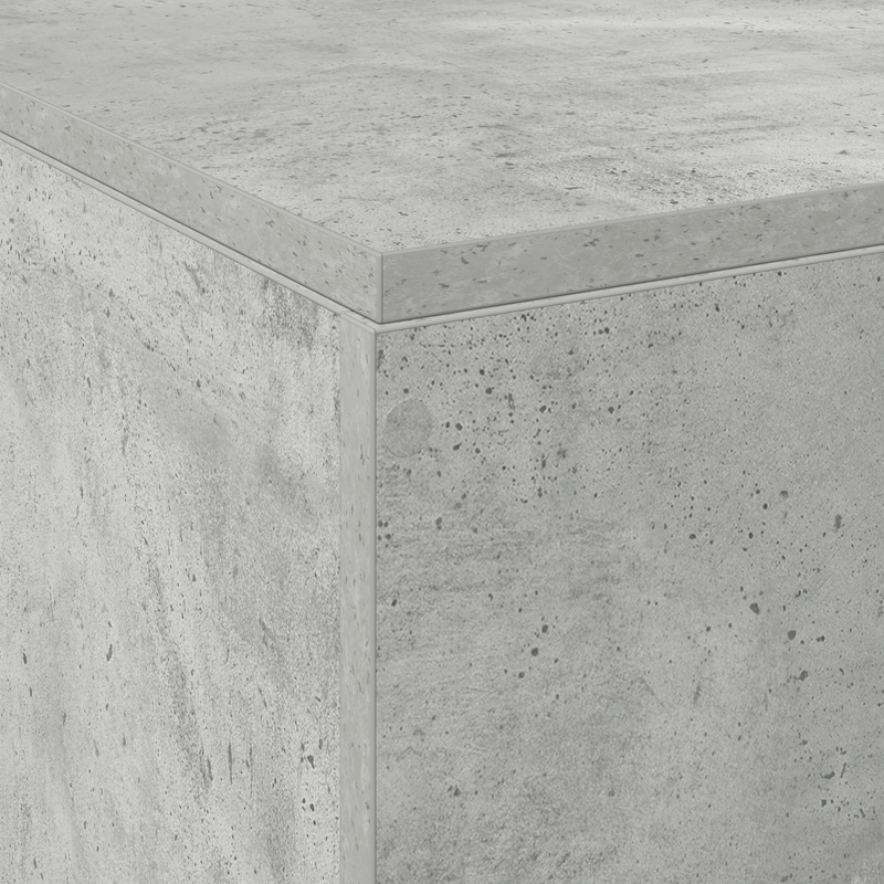 Casa si Gradina - Mobilier - Paturi si accesorii - Paturi - Cadru de pat de depozitare Gri beton 120x200 cm - Infinity.ro