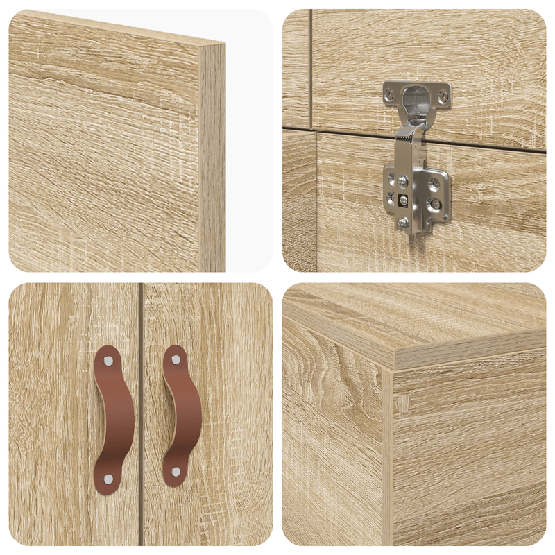 Casa si Gradina - Mobilier - Paturi si accesorii - Paturi - Cadru de pat cu depozitare  Sonoma Oak 80x200 cm - Infinity.ro