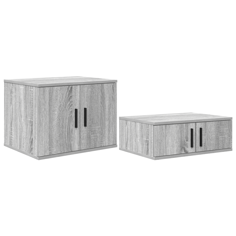 Casa si Gradina - Mobilier - Paturi si accesorii - Paturi - Cadru pentru pat de depozitare Gri Sonoma 80x200 cm - Infinity.ro