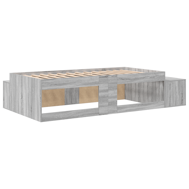 Casa si Gradina - Mobilier - Paturi si accesorii - Paturi - Cadru pentru pat de depozitare Gri Sonoma 80x200 cm - Infinity.ro