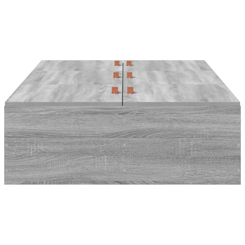 Casa si Gradina - Mobilier - Paturi si accesorii - Paturi - Cadru de pat cu depozitare  Gri Sonoma 75x190 cm - Infinity.ro