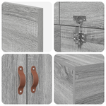 Casa si Gradina - Mobilier - Paturi si accesorii - Paturi - Cadru de pat cu depozitare  Gri Sonoma 75x190 cm - Infinity.ro