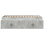 Casa si Gradina - Mobilier - Paturi si accesorii - Paturi - Cadru de pat Gri beton 100x200 cm - Infinity.ro