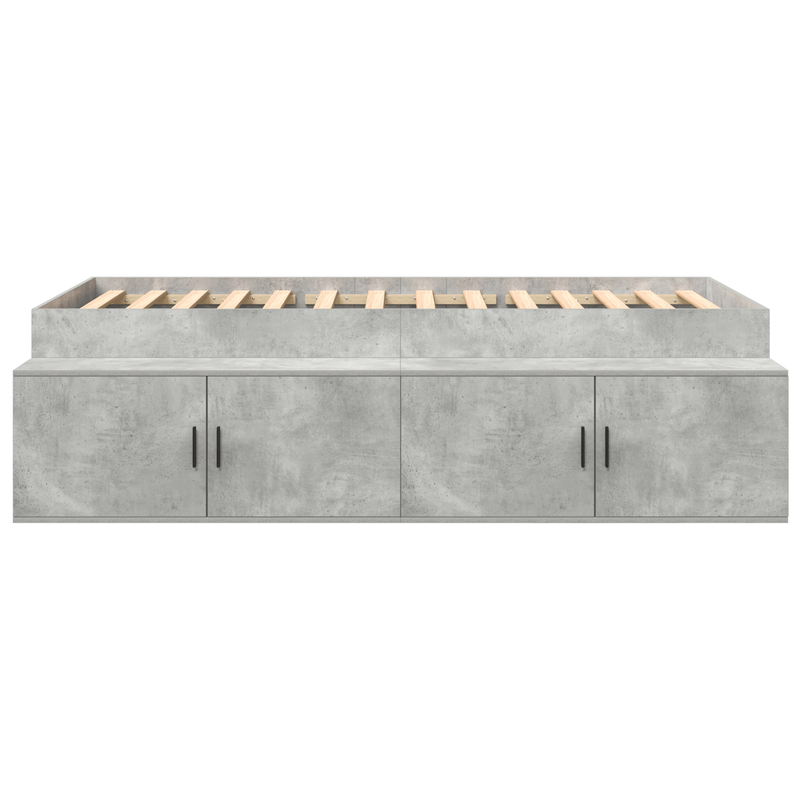 Casa si Gradina - Mobilier - Paturi si accesorii - Paturi - Cadru de pat Gri beton 100x200 cm - Infinity.ro