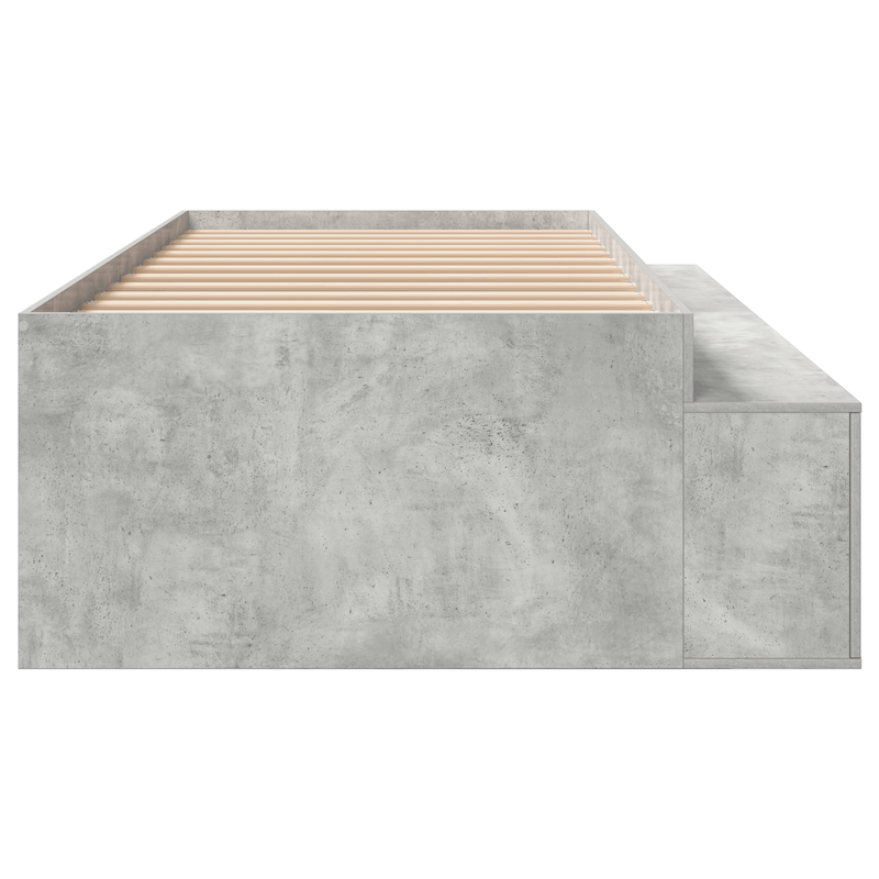 Casa si Gradina - Mobilier - Paturi si accesorii - Paturi - Cadru de pat Gri beton 100x200 cm - Infinity.ro