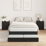 Casa si Gradina - Mobilier - Paturi si accesorii - Paturi - Cadru de pat cu depozitare Negru Stejar 120x190 cm - Infinity.ro