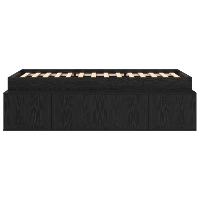Casa si Gradina - Mobilier - Paturi si accesorii - Paturi - Cadru de Pat Stejar Negru 80x200 cm - Infinity.ro
