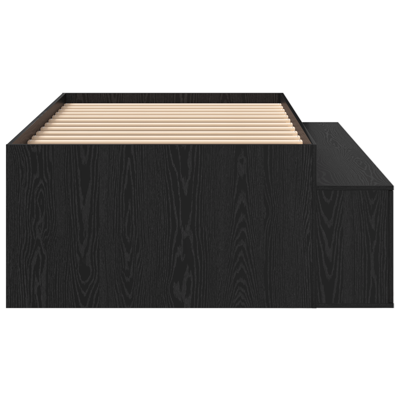 Casa si Gradina - Mobilier - Paturi si accesorii - Paturi - Cadru de Pat Stejar Negru 80x200 cm - Infinity.ro