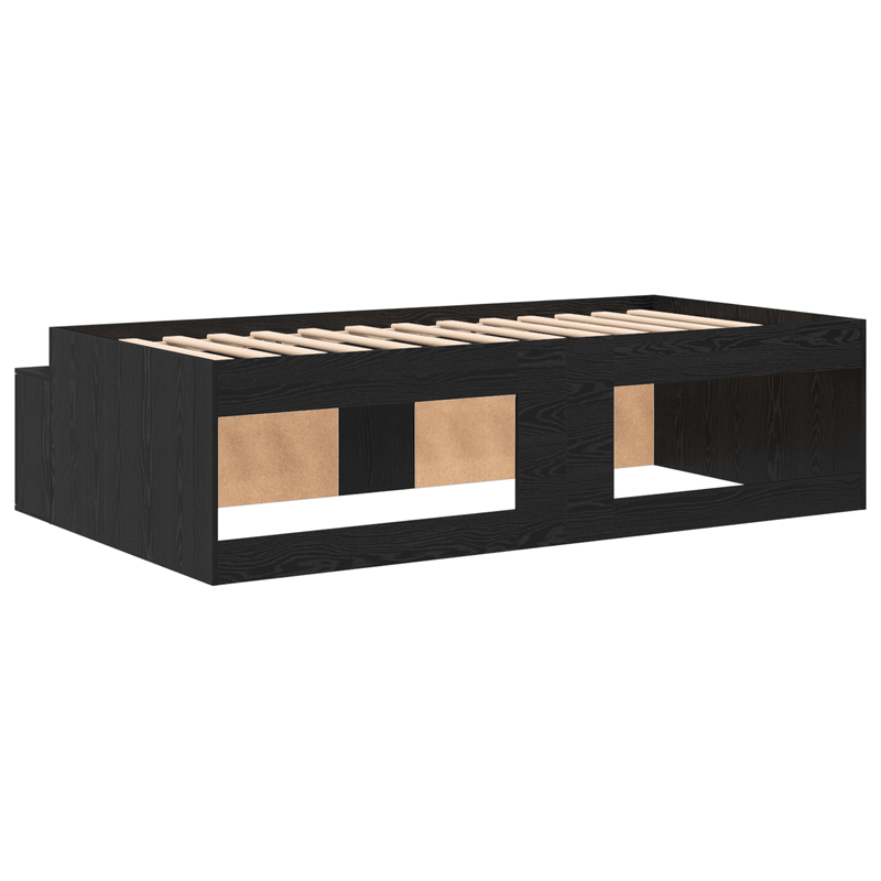 Casa si Gradina - Mobilier - Paturi si accesorii - Paturi - Cadru de Pat Stejar Negru 80x200 cm - Infinity.ro