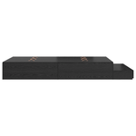 Casa si Gradina - Mobilier - Paturi si accesorii - Paturi - Cadru de pat cu depozitare Negru Stejar 120x190 cm - Infinity.ro