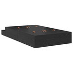 Casa si Gradina - Mobilier - Paturi si accesorii - Paturi - Cadru de pat cu depozitare Negru Stejar 120x190 cm - Infinity.ro