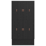 Casa si Gradina - Mobilier - Paturi si accesorii - Paturi - Cadru de pat cu depozitare Negru Stejar 120x190 cm - Infinity.ro