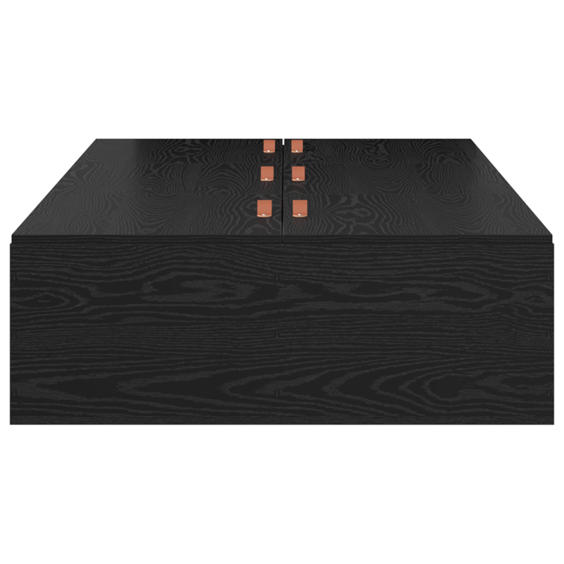 Casa si Gradina - Mobilier - Paturi si accesorii - Paturi - Cadru de pat cu depozitare  Negru Stejar 90x190 cm - Infinity.ro