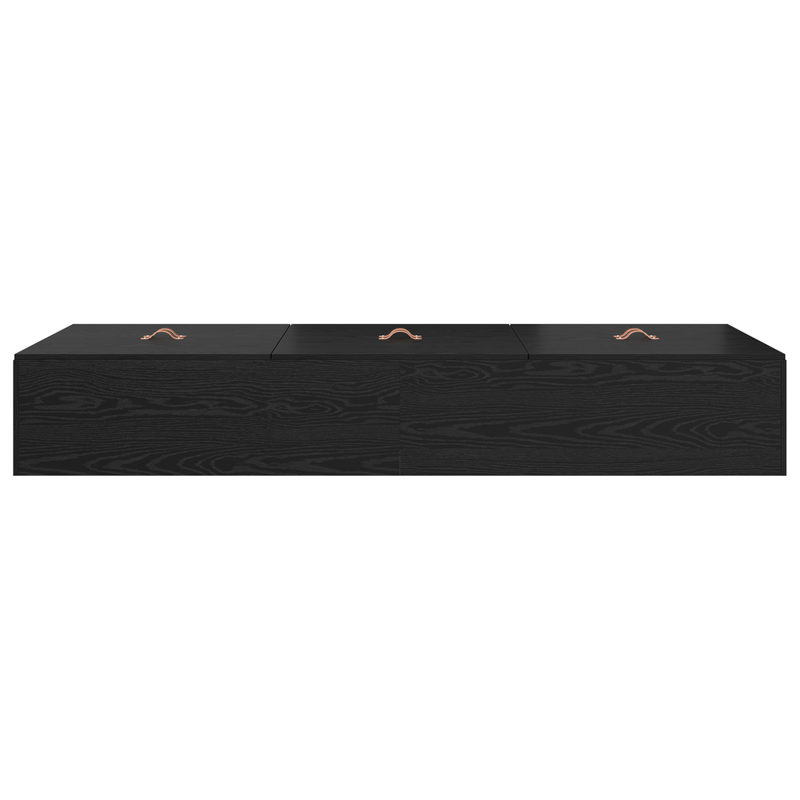 Casa si Gradina - Mobilier - Paturi si accesorii - Paturi - Cadru de pat cu depozitare  Negru Stejar 90x190 cm - Infinity.ro
