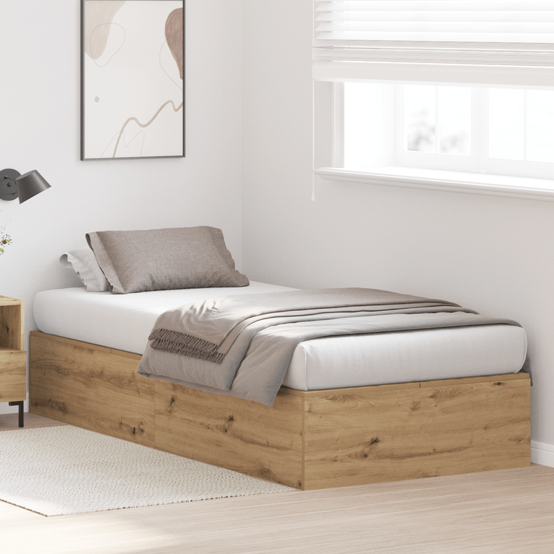 Casa si Gradina - Mobilier - Paturi si accesorii - Paturi - Pat de depozitare  Artisan Oak 90x190 cm - Infinity.ro