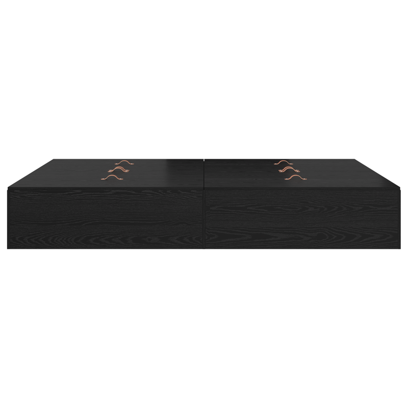 Casa si Gradina - Mobilier - Paturi si accesorii - Paturi - Cadru de pat cu depozitare Stejar Negru 140x200 cm - Infinity.ro