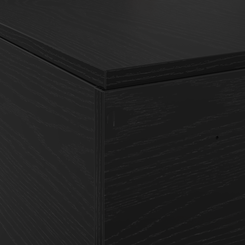 Casa si Gradina - Mobilier - Paturi si accesorii - Paturi - Cadru de pat cu depozitare Stejar Negru 140x200 cm - Infinity.ro