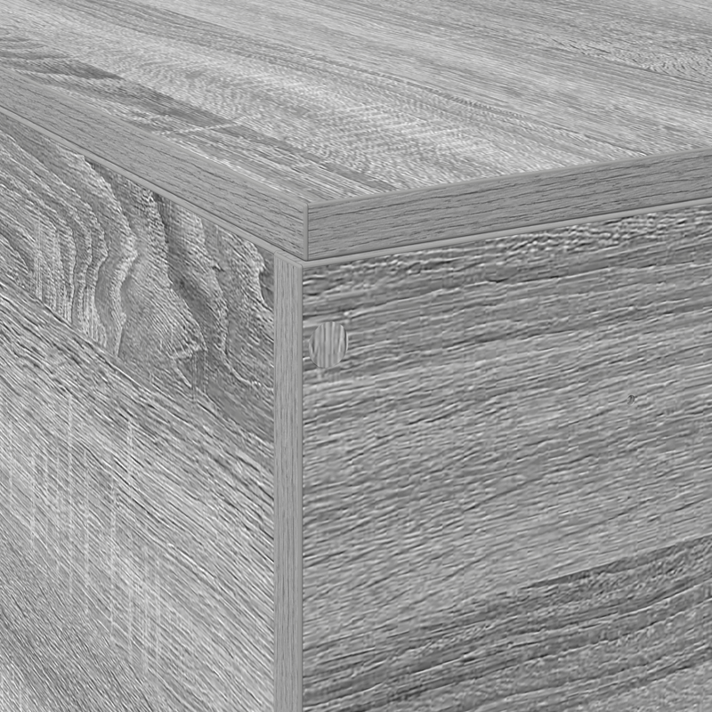 Casa si Gradina - Mobilier - Paturi si accesorii - Paturi - Cadru de pat cu depozitare  Gri Sonoma 200x200 cm - Infinity.ro
