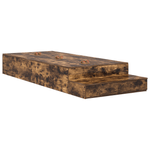 Casa si Gradina - Mobilier - Paturi si accesorii - Paturi - Cadru de pat cu depozitare Stejar fumuriu 90x200 cm - Infinity.ro
