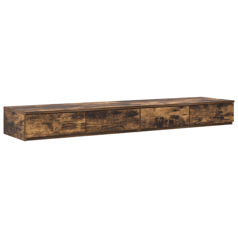 Casa si Gradina - Mobilier - Paturi si accesorii - Paturi - Cadru de pat cu depozitare Stejar afumat 140x190 cm - Infinity.ro