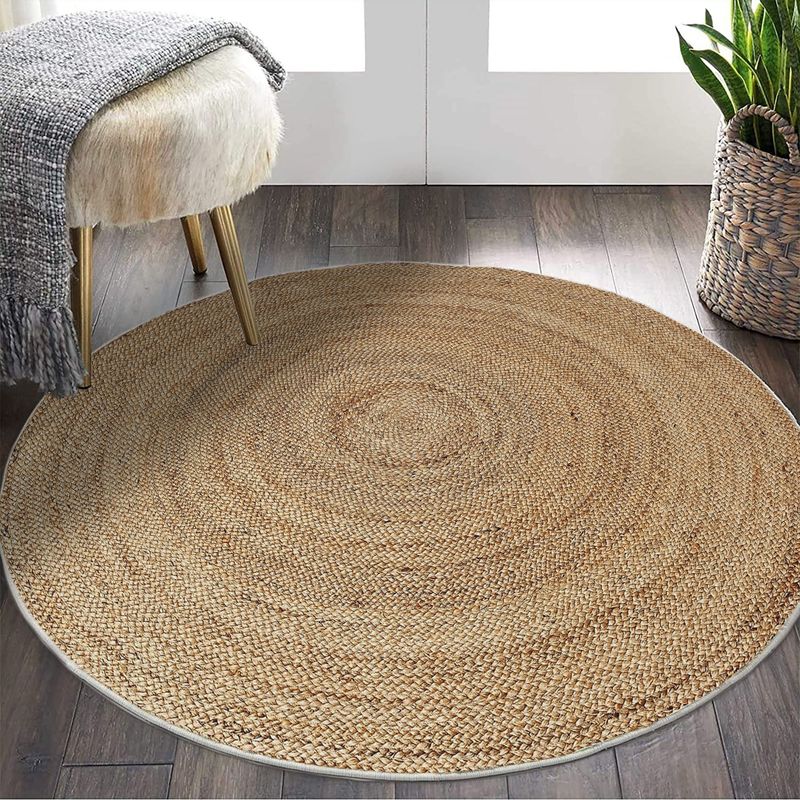 Casa si Gradina - Textile si covoare - Covoare - Covoare casa - Covor, Conceptum Hypnose, crem, 90x90 cm, 70% bumbac, 30% poliester, antibacterian, 599HFT5384 - Infinity.ro