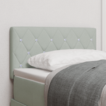 Casa si Gradina - Mobilier - Paturi si accesorii - Accesorii paturi - Tablie de pat LED cu butoane, Tablie de pat, negru, 80 cm, catifea - Infinity.ro