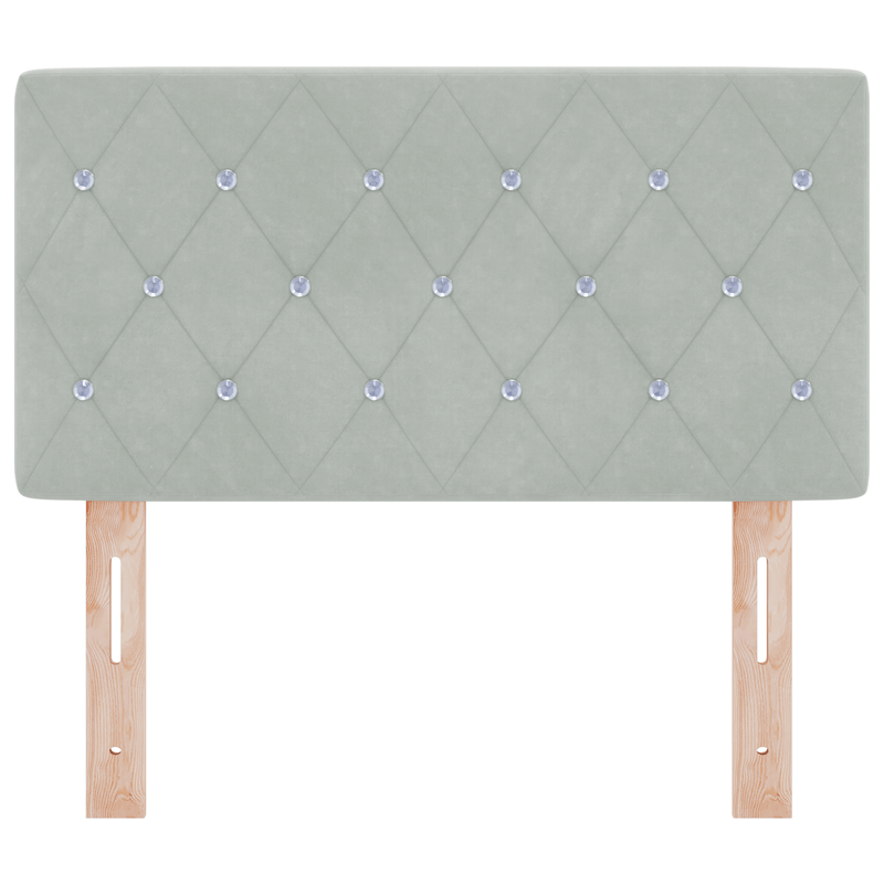 Casa si Gradina - Mobilier - Paturi si accesorii - Accesorii paturi - Tablie de pat LED cu butoane, Tablie de pat, negru, 80 cm, catifea - Infinity.ro