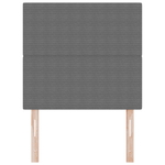Casa si Gradina - Mobilier - Paturi si accesorii - Accesorii paturi - Tablie pat cu LED, gri deschis, 100 cm, raiat - Infinity.ro