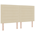 Casa si Gradina - Mobilier - Paturi si accesorii - Accesorii paturi - Tablie de pat design Linii Crem 180 cm Tesatura - Infinity.ro