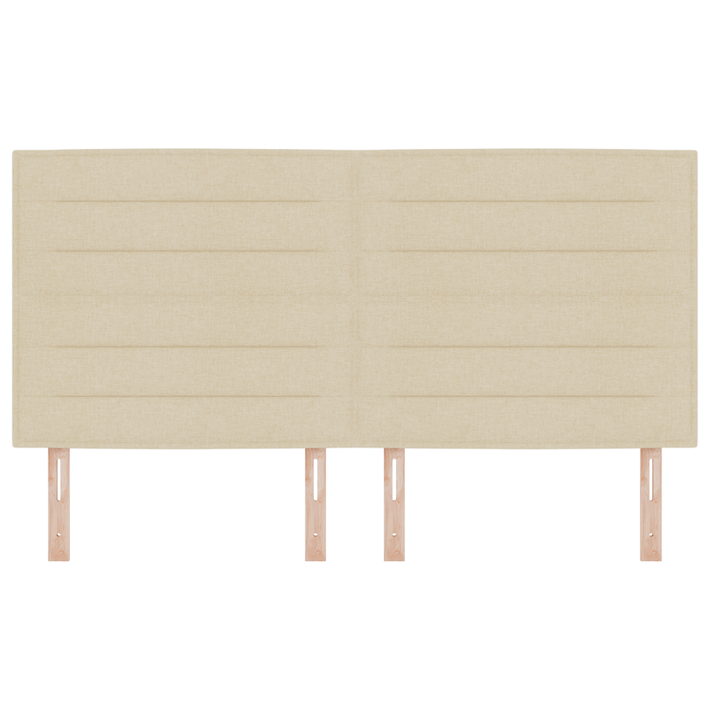 Casa si Gradina - Mobilier - Paturi si accesorii - Accesorii paturi - Tablie de pat design Linii Crem 180 cm Tesatura - Infinity.ro