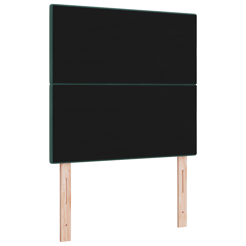 Casa si Gradina - Mobilier - Paturi si accesorii - Accesorii paturi - Tablie de pat LED Verde Inchis 100 cm Catifea - Infinity.ro