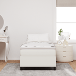 Casa si Gradina - Mobilier - Paturi si accesorii - Paturi - Pat cu arcuri, crem, 90x200 cm, catifea raiata - Infinity.ro