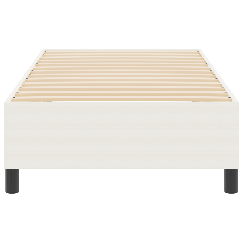 Casa si Gradina - Mobilier - Paturi si accesorii - Paturi - Pat cu arcuri, crem, 90x200 cm, catifea raiata - Infinity.ro