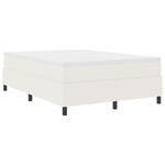 Casa si Gradina - Mobilier - Paturi si accesorii - Paturi - Pat cu arcuri, crem, 140x200 cm, catifea raiata - Infinity.ro