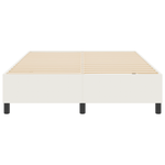 Casa si Gradina - Mobilier - Paturi si accesorii - Paturi - Pat cu arcuri, crem, 140x200 cm, catifea raiata - Infinity.ro