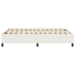 Casa si Gradina - Mobilier - Paturi si accesorii - Paturi - Pat cu arcuri, crem, 140x200 cm, catifea raiata - Infinity.ro