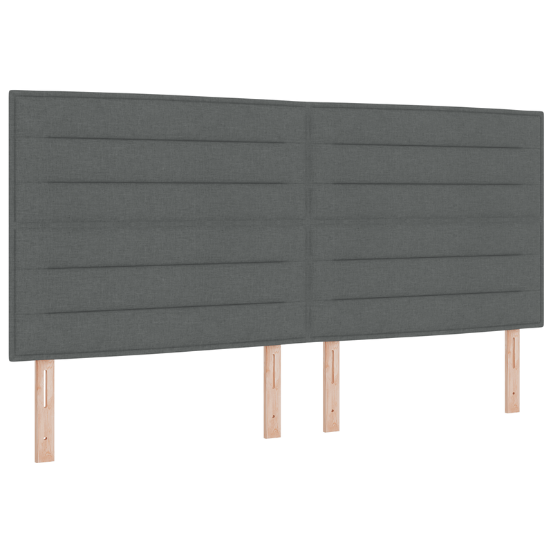 Casa si Gradina - Mobilier - Paturi si accesorii - Accesorii paturi - Tablie de pat design Linii Gri inchis 200 cm Tesatura - Infinity.ro