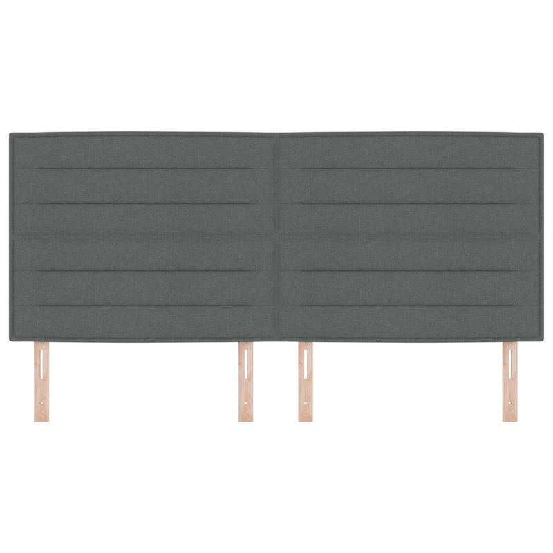 Casa si Gradina - Mobilier - Paturi si accesorii - Accesorii paturi - Tablie de pat design Linii Gri inchis 200 cm Tesatura - Infinity.ro