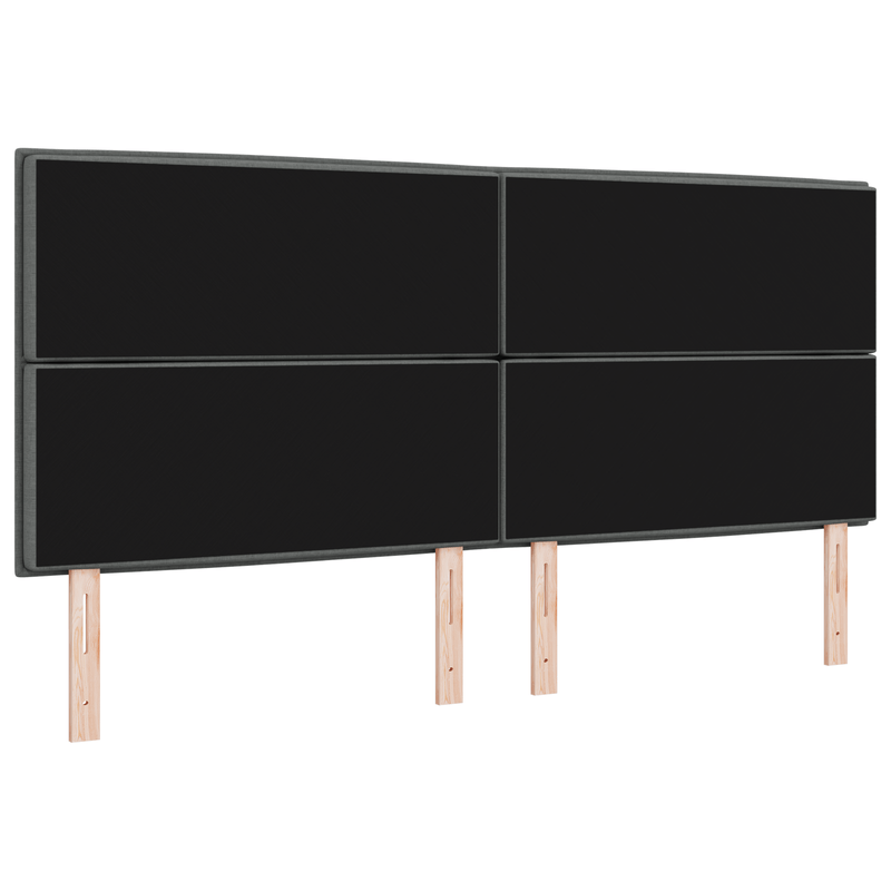 Casa si Gradina - Mobilier - Paturi si accesorii - Accesorii paturi - Tablie de pat design Linii Gri inchis 200 cm Tesatura - Infinity.ro