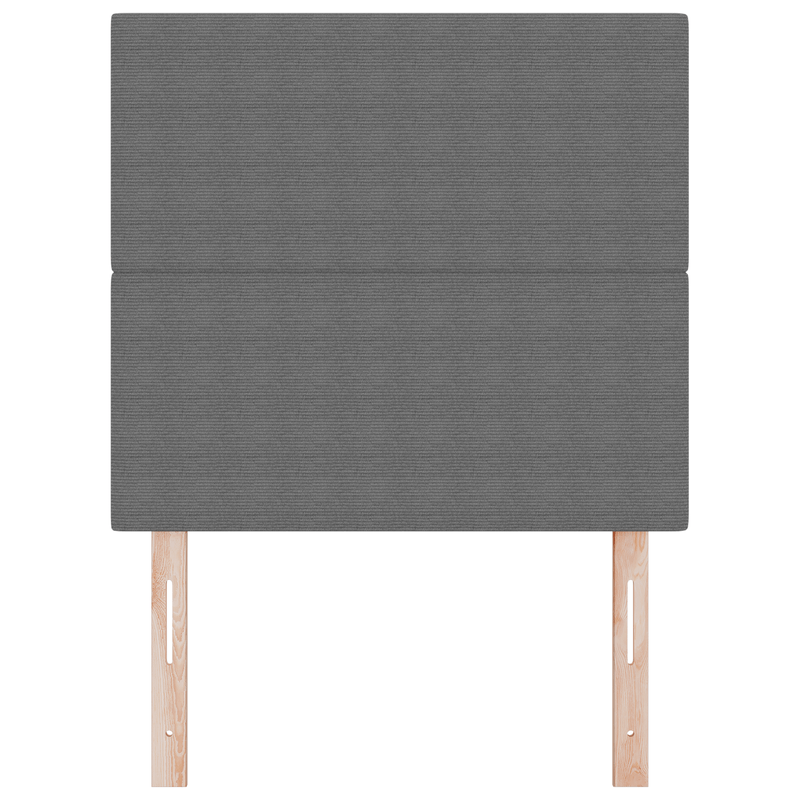 Casa si Gradina - Mobilier - Paturi si accesorii - Accesorii paturi - Tablie de pat design simplu, gri deschis, 80 cm, catifea raiata - Infinity.ro