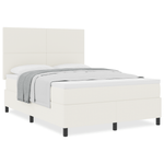 Casa si Gradina - Mobilier - Paturi si accesorii - Paturi - Pat cu Somiera cu Saltea Crem 160x200 cm Catifea - Infinity.ro