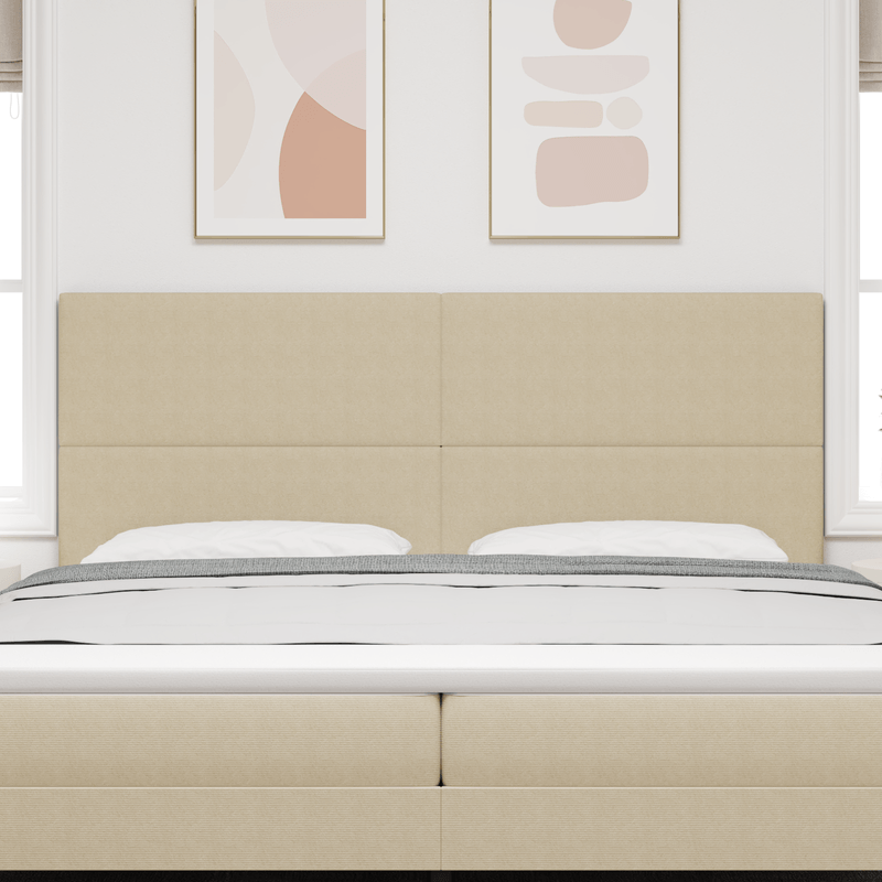 Casa si Gradina - Mobilier - Paturi si accesorii - Accesorii paturi - Tablie de pat design simplu, gri verde deschis, 200 cm raiat - Infinity.ro
